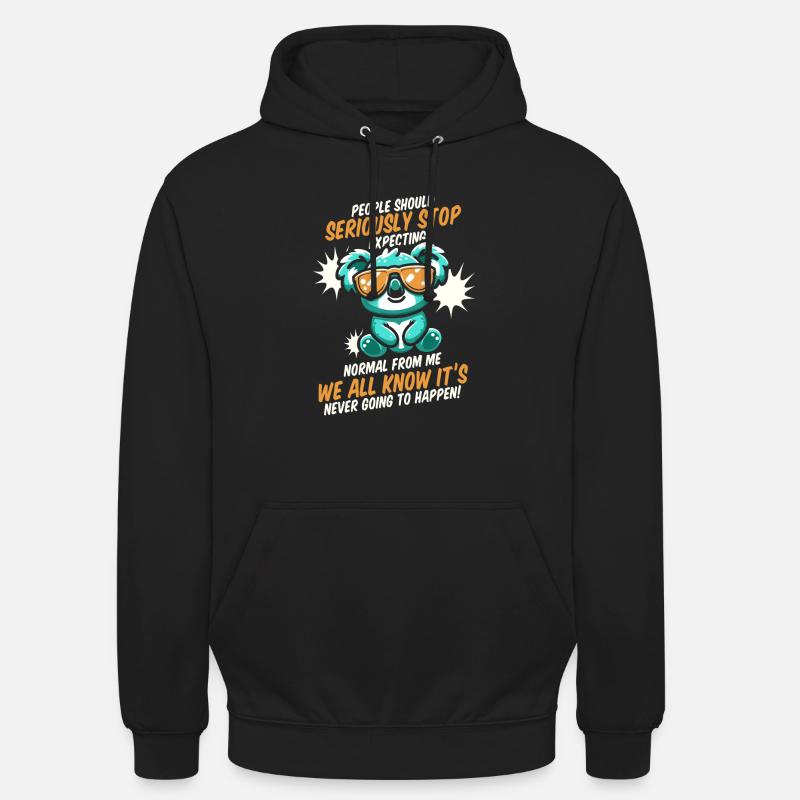 Koalabär - Unisex Hoodie - Schwarz
