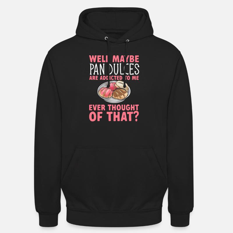 Concha Hispanique Mexicain Pan Dulce - Sweat-shirt à capuche unisexe - noir