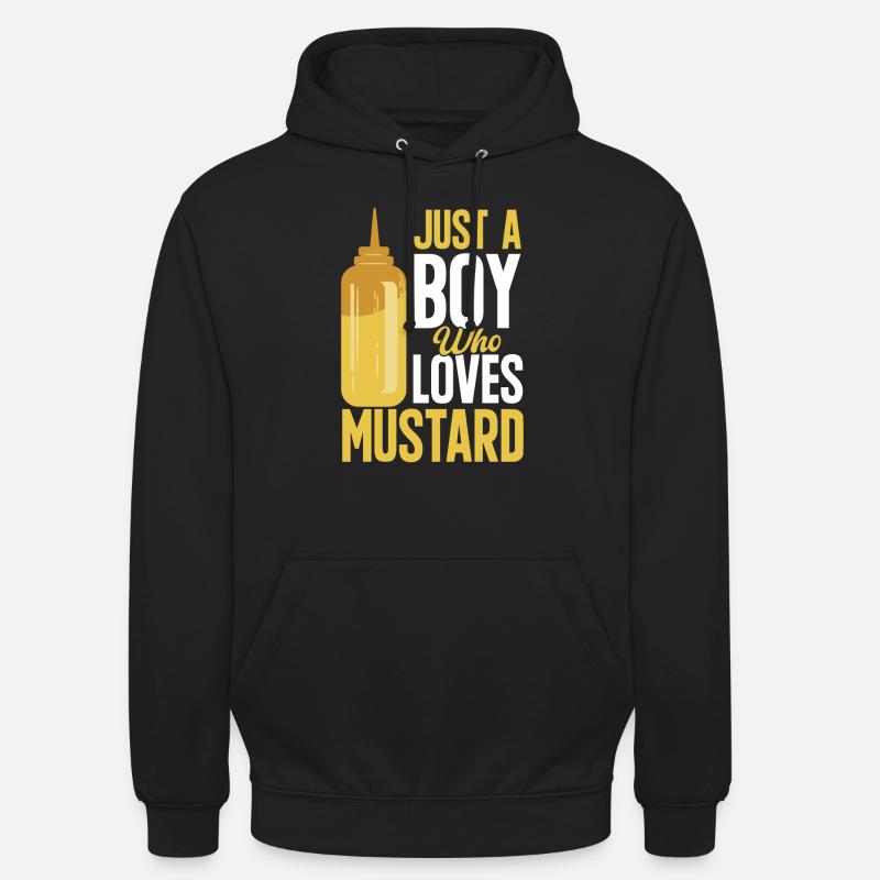 Senf Moutarde - Sweat-shirt à capuche unisexe - noir