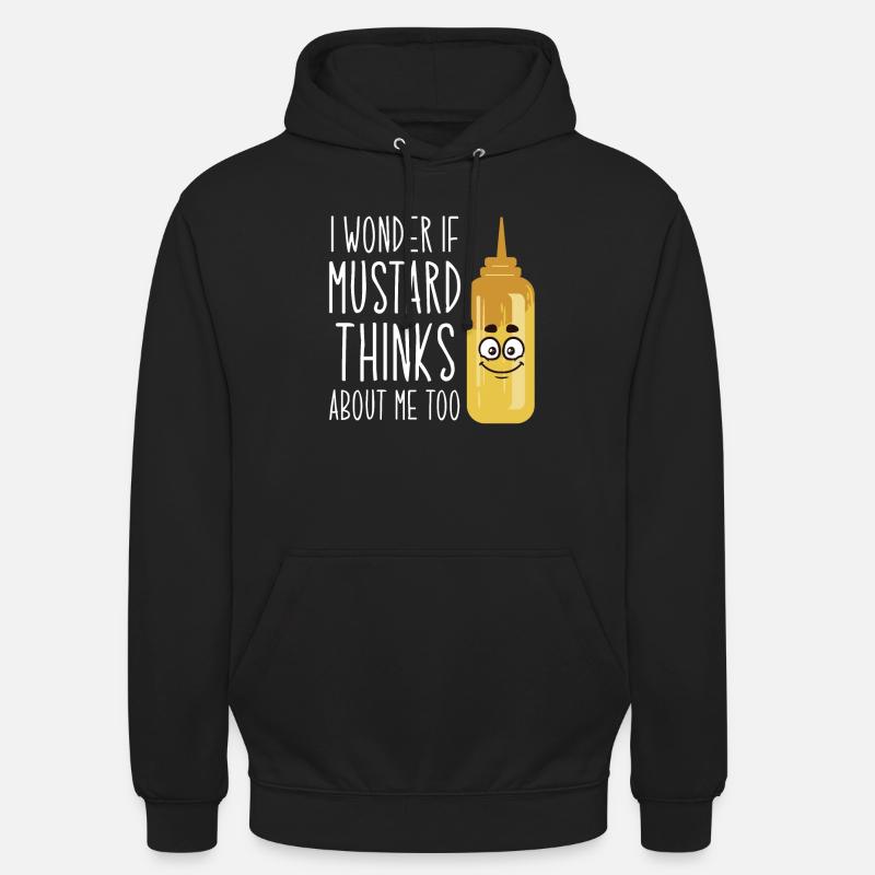Senf Moutarde - Sweat-shirt à capuche unisexe - noir