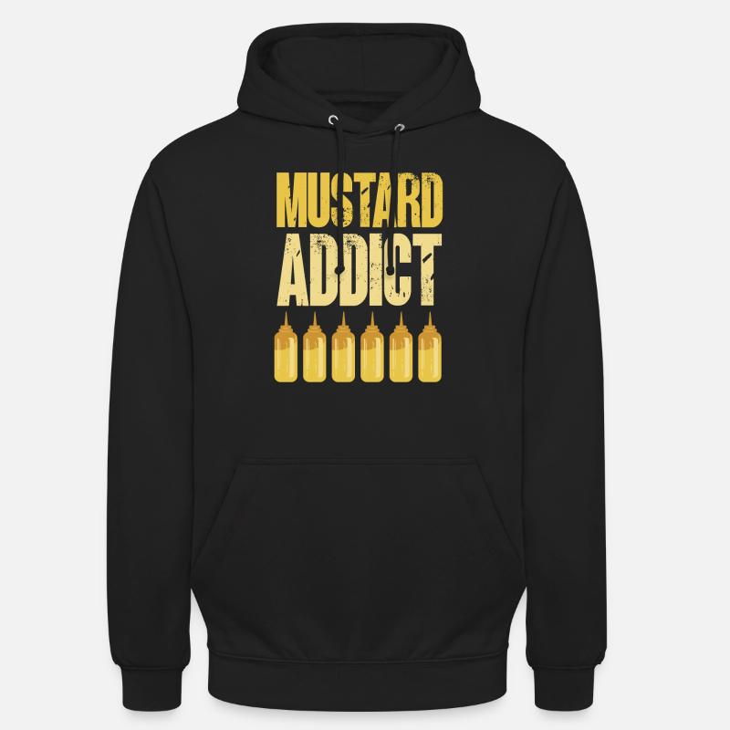 Senf Moutarde - Sweat-shirt à capuche unisexe - noir