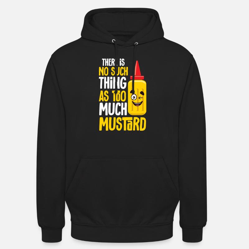 Senf Moutarde - Sweat-shirt à capuche unisexe - noir