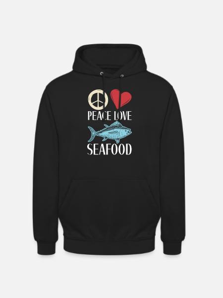 Seafood Lover Gift - Unisex Hoodie - black