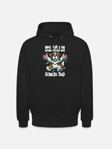 Saint Bernard Beautiful Day - Unisex Hoodie - black