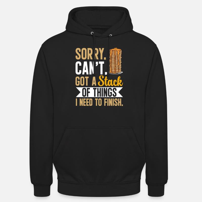 Pancake Breakfast Pancakes - Unisex Hoodie - black