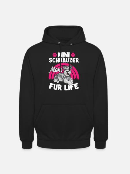 Miniature Schnauzer Dog Schnauzer - Unisex Hoodie - black