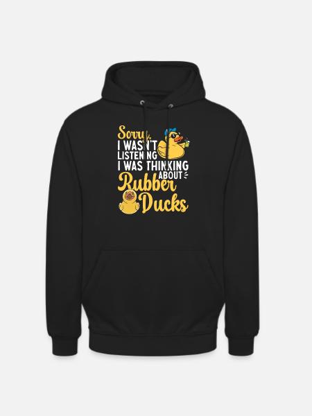 Rubber Duck Rubber Duck - Unisex Hoodie - black