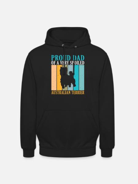 Cadeaux pour terrier australien - Sweat-shirt à capuche unisexe - noir