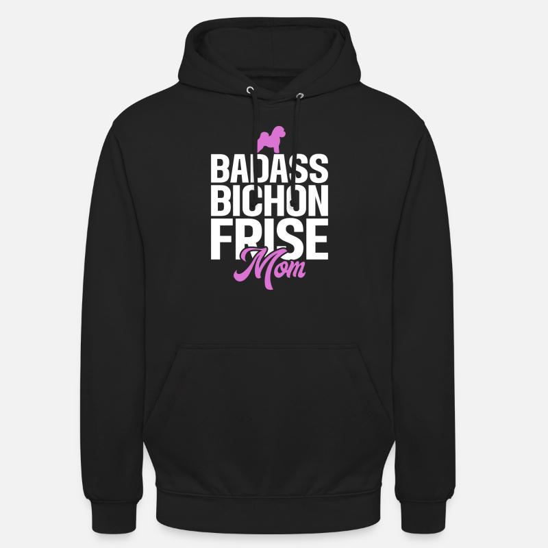 Cadeaux Bichon Frisé - Sweat-shirt à capuche unisexe - noir