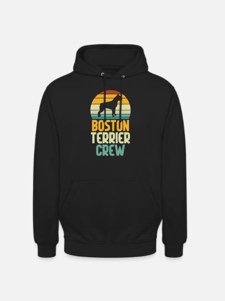 Cadeaux Boston Terrier - Sweat-shirt à capuche unisexe - noir
