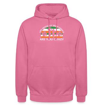 Irish Dance Irischer Tanz - Unisex Hoodie - Pink - Vorne - Alina (178cm) & Michal (187cm)