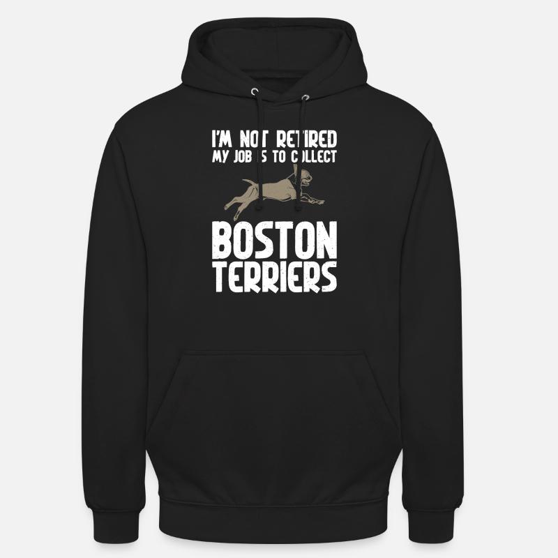 Cadeaux Boston Terrier - Sweat-shirt à capuche unisexe - noir