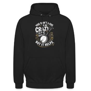 Banjo - Unisex Hoodie - Schwarz - Vorne - Alina (178cm) & Michal (187cm)