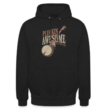 Banjo - Unisex Hoodie - black - Front - Alina (178cm) & Michal (187cm)