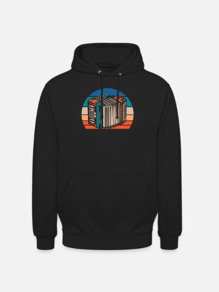 Akkordeon - Unisex Hoodie - Schwarz