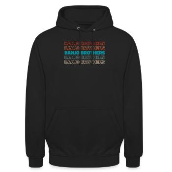 Banjo - Unisex Hoodie - Schwarz - Vorne - Alina (178cm) & Michal (187cm)