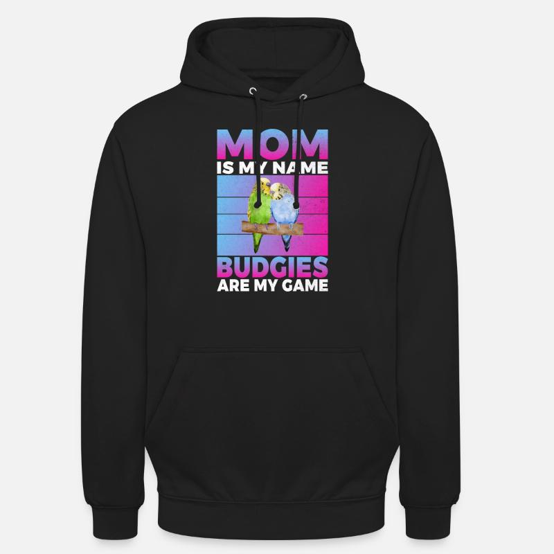 Cadeau de perruche - Sweat-shirt à capuche unisexe - noir