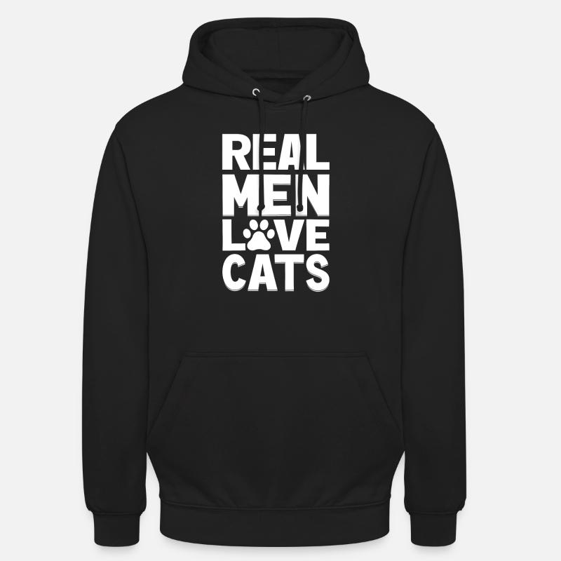 Cadeaux Chat Papa - Sweat-shirt à capuche unisexe - noir