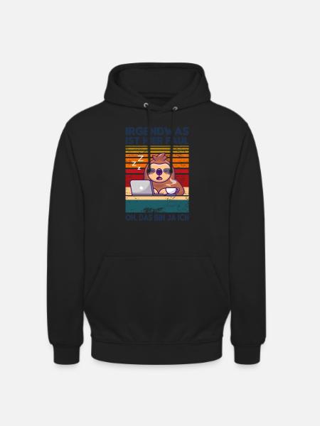 Something's rotten here, oh, that's me | - Unisex Hoodie - black