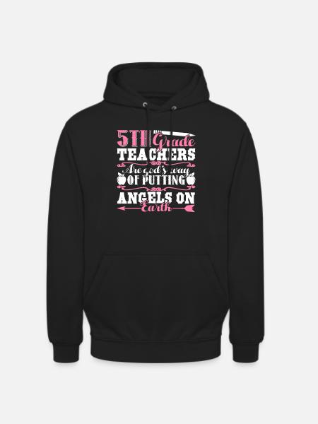 God Made 5th Grade Teachers - Unisex Hoodie - black