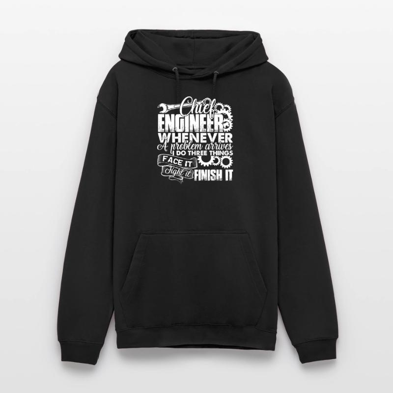 Chief Engineer Solves Problem Unisex Hoodie