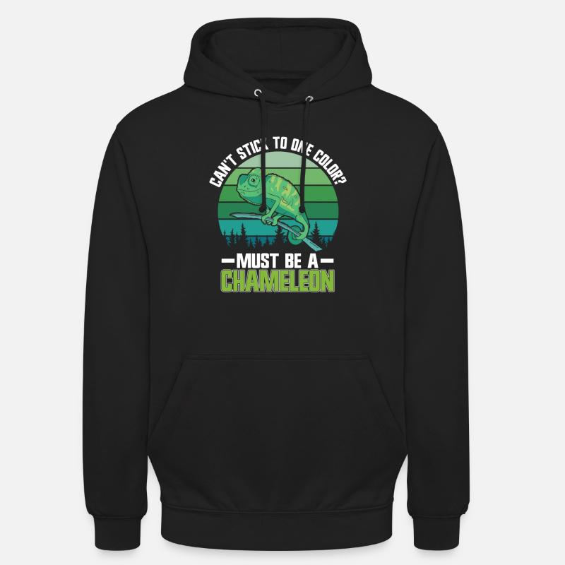 Cadeaux Caméléon - Sweat-shirt à capuche unisexe - noir