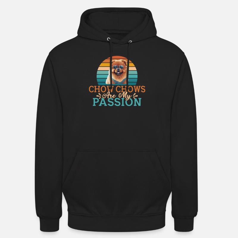 Cadeaux Chow Chow - Sweat-shirt à capuche unisexe - noir