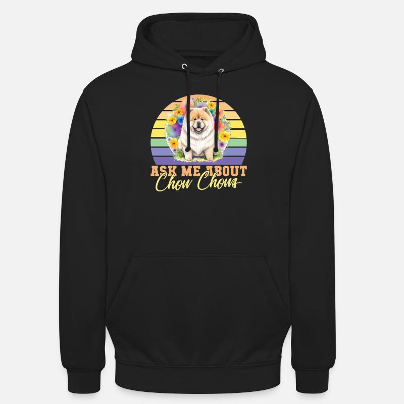 Cadeaux Chow Chow - Sweat-shirt à capuche unisexe - noir