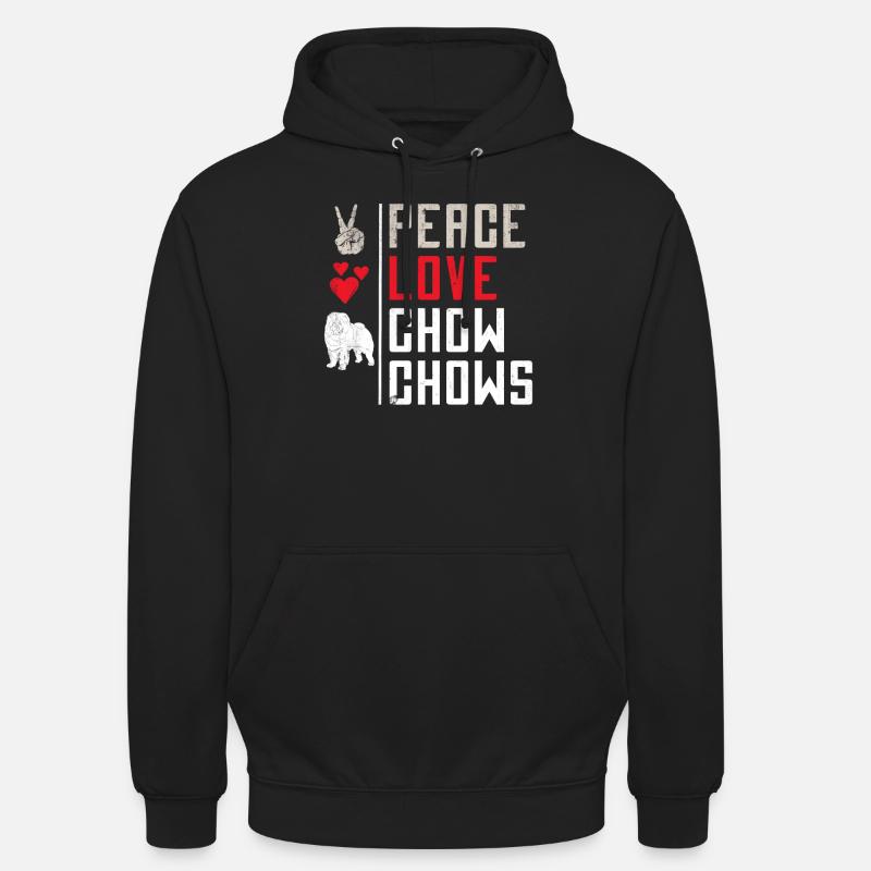 Cadeaux Chow Chow - Sweat-shirt à capuche unisexe - noir