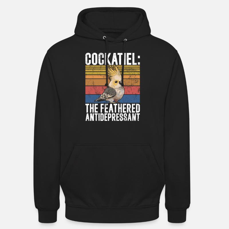Cadeaux de calopsitte - Sweat-shirt à capuche unisexe - noir