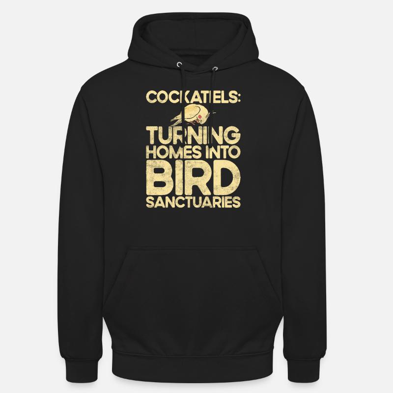Cadeaux de calopsitte - Sweat-shirt à capuche unisexe - noir
