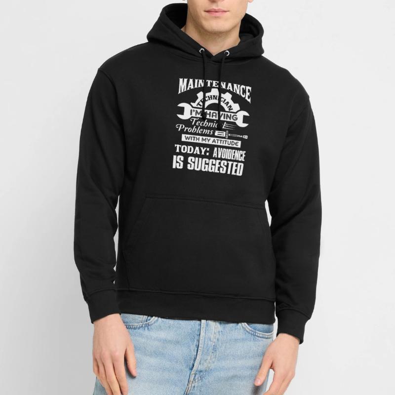 Maintenance Technician Having Technical Problems Unisex Hoodie