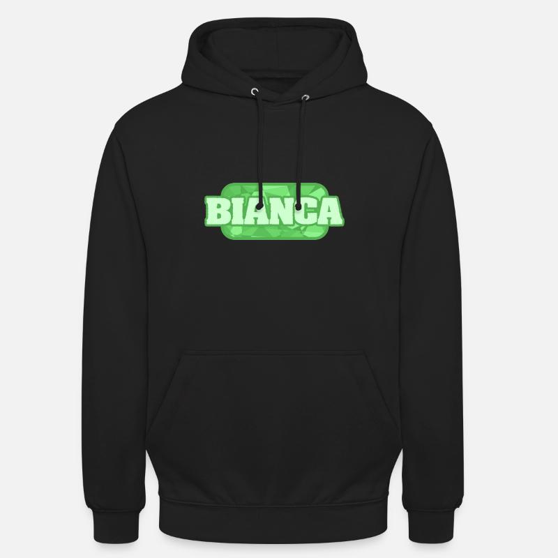 Bio Bianca - Sweat-shirt à capuche unisexe - noir