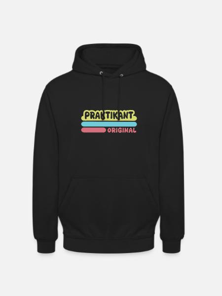 Intern as first name - Unisex Hoodie - black