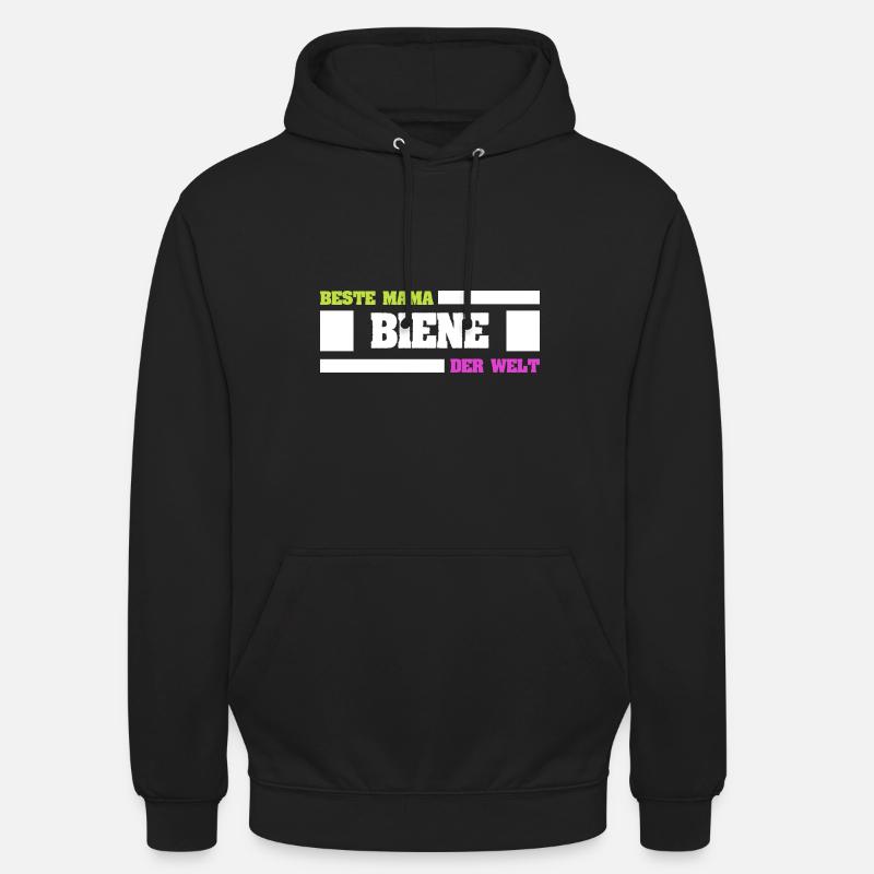 Mutter Biene - Unisex Hoodie - Schwarz