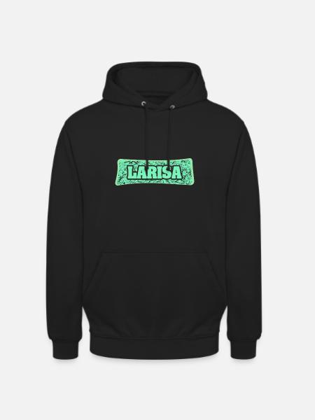Birth name Larisa - Unisex Hoodie - black