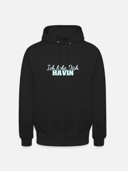 Liebe Havin - Unisex Hoodie - Schwarz