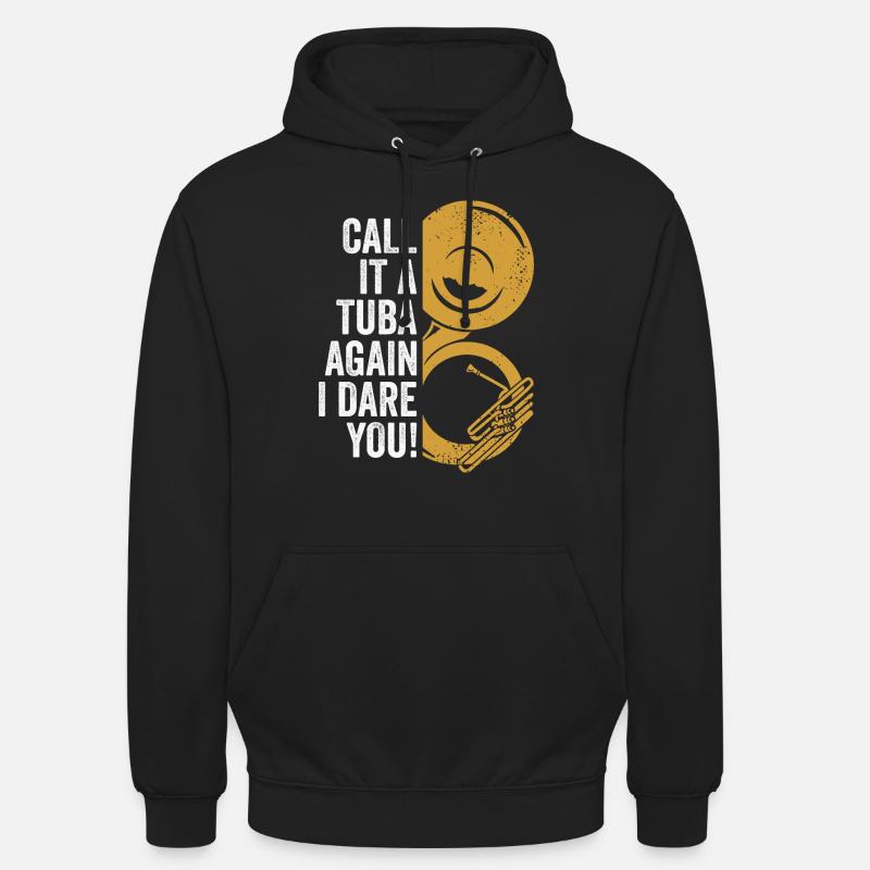 Call It A Tuba Again Marching Band Sousaphone - Sweat-shirt à capuche unisexe - noir