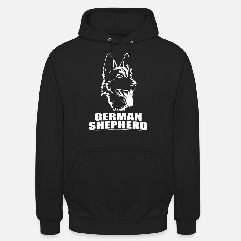 Deutscher Schäferhund German Shepherd - Unisex Hoodie - Schwarz