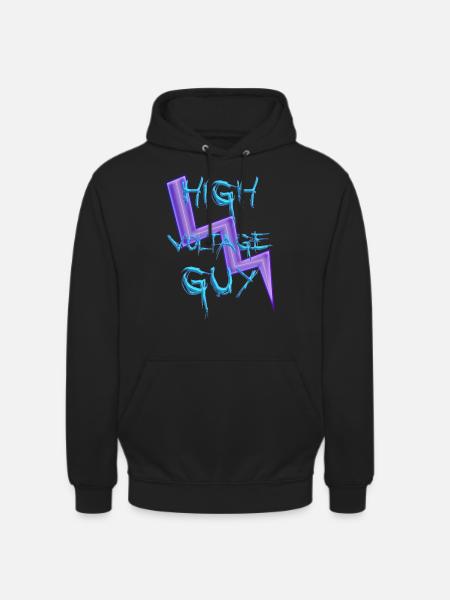 Hochspannungs-Typ - Unisex Hoodie - Schwarz