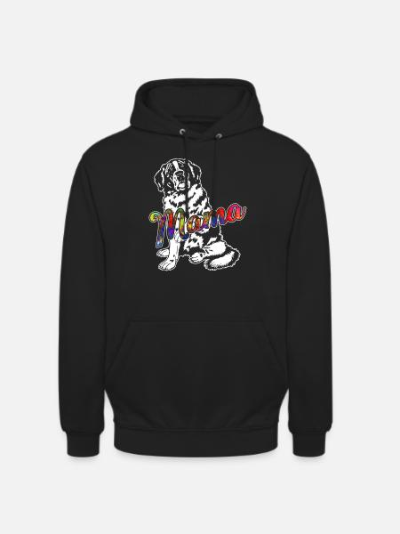Saint Bernard Saint Bernard Mama - Unisex Hoodie - black