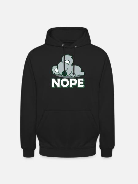 Koala Koala Nope - Unisex Hoodie - black