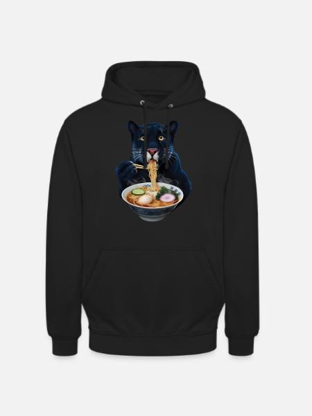 Panther Ramen - Unisex Hoodie - Schwarz