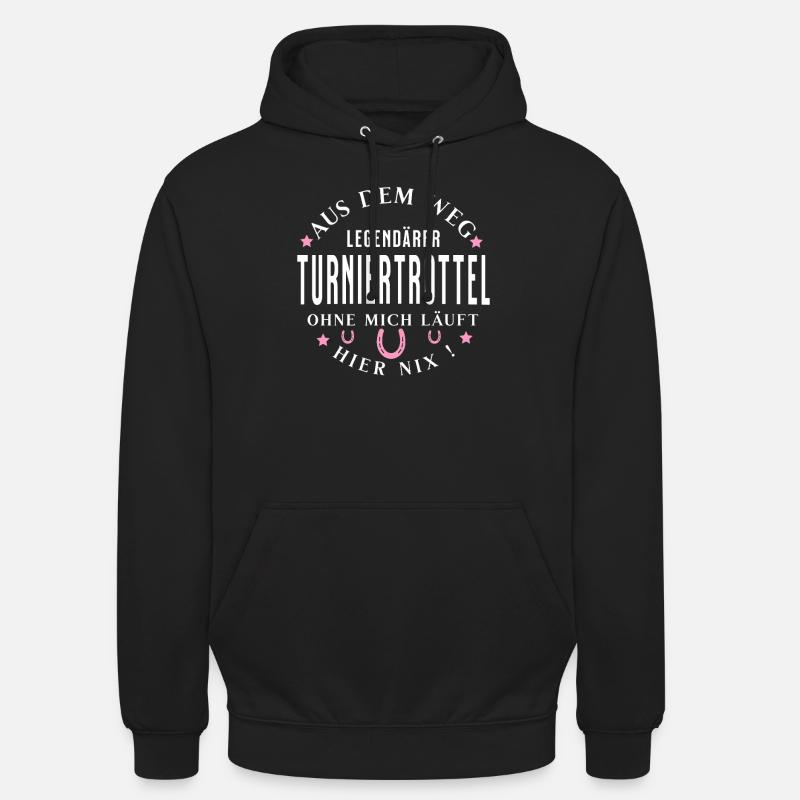 Legendärer Turniertrottel - Unisex Hoodie - Schwarz