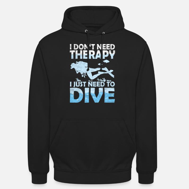 Diver - Unisex Hoodie - black