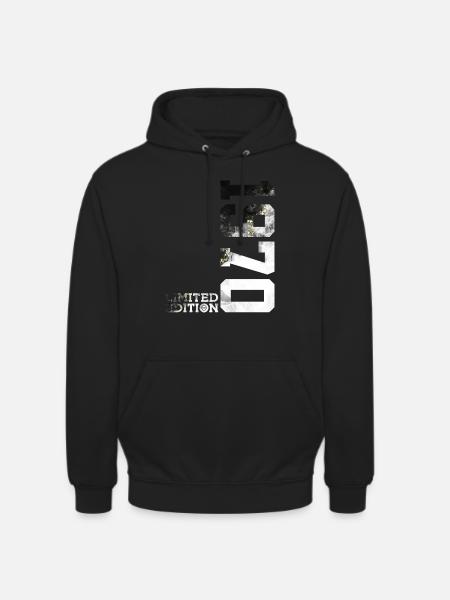 56TH BIRTHDAY LIMITED EDITION 1970 - Unisex Hoodie - black