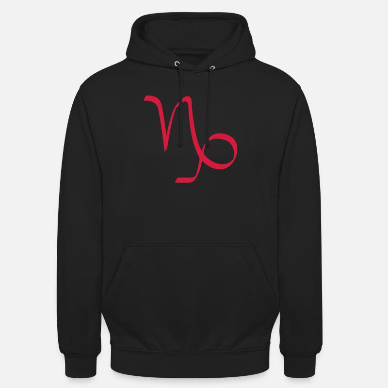 Sternzeichen Steinbock - Unisex Hoodie - Schwarz