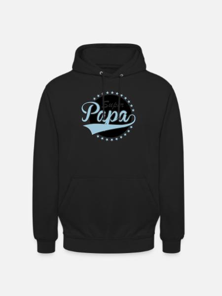 Super Papa - Unisex Hoodie - Schwarz