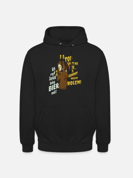 Funny grim reaper - Unisex Hoodie - black