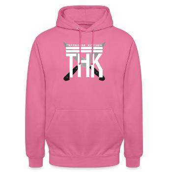 TrapHouse Kitchen - Unisex Hoodie - Pink - Vorne - Alina (178cm) & Michal (187cm)